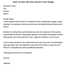 It's formal and polite but with a personal, relaxed touch. Thank You Note After Phone Interview Sample Phone Interviews Thank You Letter Thank You Notes