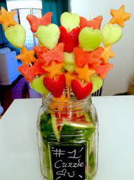 See more ideas about edible arrangements, how to make wreaths, candy arrangements. Diy Edible Arrangement In Medium Sized Mason Jar With Chalk Board Front Edible Arrangements Edible Fruit Arrangements Fruit Arrangements