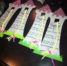 Handmade Tangled Inspired Stationary Einladungskarten Geburtstag Basteln Kinder Geburtstagsideen Basteln