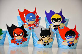 Here you have some free printable cake toppers for your spiderman party. Super Hero Cupcake Toppers Wrappers Printable Wrappers Flying Superhero Boys Superman Batman Robin Spiderman Captain America Zorro By Glitter Ink Designs Catch My Party