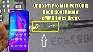 Oppo F11 Pro Dead Boot Repair Mtk Port Only Emmc Lines Break Repair Port Broken Youtube