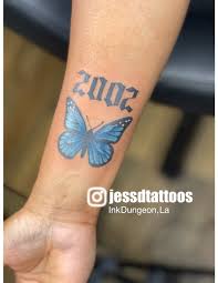Nowadays tattoos with an image of butterflies are very popular because they emphasize personality, unique style, femininity and emotional state of harmony of their owners. Jess D Tattoos