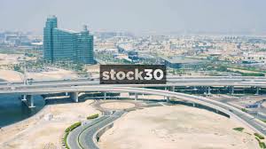Views of dubai creek, burj khalifa, downtown, etc. Marsa Plaza And Business Bay Bridge In Dubai Uae Stock30