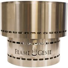 This product can expose you to carbon monoxide, which is known to the state of california to cause birth defects or other reproductive harm. Hy C Fg 19 Ss Flame Genie Inferno Wood Pellet Fire Pit Stainless Steel Walmart Com Walmart Com