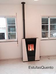 Estufa De Pellets Modelo Clam Small Pellet Stove Stove Wood Stove Chimney