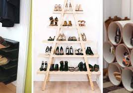 Diy 16 idees pour fabriquer un meuble a chaussures. 18 Tutoriels Pour Fabriquer Un Rangement Pour Chaussures Pas Cher