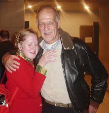File:Werner Herzog with Fan in Seattle.jpg