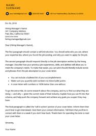 Great 2021 cover letter samples. Cover Letter Templates For Your Resume Free Download