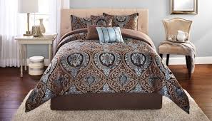Canopy bed king victorian bedspread. Mainstays Victoria Jacquard Comforter Set 7 Piece Walmart Com Walmart Com