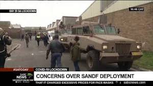 Открыть страницу «sandf / 2020 intake» на facebook. Concerns Over Deployment Of Sandf During Lockdown Youtube