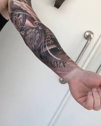 Memorial Sleeve Tattoo Tattoos Frauen In 2020 Memorial Tattoo Sleeves Sleeve Tattoos Arm Tattoos For Guys