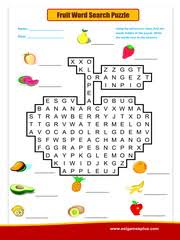 It's the perfect exercise for your brain. Food Wordsearch Puzzle Worksheet