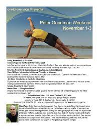 Maybe you would like to learn more about one of these? Nov 1 2 And 3 Carbondale Il A Trio Of Yoga Offerings Peter Goodman Yoga