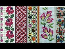 Heart and cats 3 is a pattern, not the completed work. Attractive Simple Dosuti Cross Stitch Border Design New Tablecloth Embroidery Design Youtube Cross Stitch Patterns Cross Stitch Borders Cross Stitch