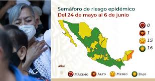 Maybe you would like to learn more about one of these? Mapa 16 Estados Pasan A Verde 15 Mas A Amarillo Y 1 Queda Naranja Sinembargo Mx