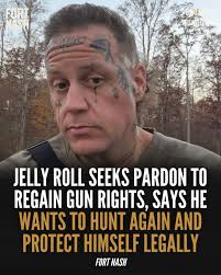 jellyroll615 says he's formally seeking a pardon in Tennessee so he can  legally regain his gun rights. His teenage felony conviction currently  prevents him from owning a firearm, and he says he