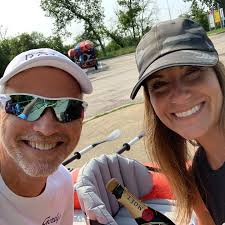 8 years of #relationship bliss, but we've never tested our #marriage like  this. Both of us in the same #kayak! #love #team Then over to the  microbrewery. 👊 Still happily married!