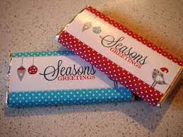 What size are the miniature candy bar wrappers? Free Printable Christmas Chocolate Bar Wrappers Christmas Chocolate Bar Wrappers Free Christmas Printables Christmas Chocolate