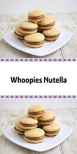 Whoopies Nutella Recettes Desserts Gateauxamericain Gateaux Gateauxdesserts Nutella Recette Idee Recette Dessert Recette Dessert