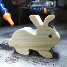 Wood Bunny Rabbit In 2020 Handmade Wooden Toys How To Make Toys Wooden Toys