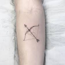 Bow And Arrow Tattoo 45 Sagittarius Tattoo Designs Archer Tattoo Arrow Tattoos For Women