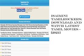 एक movie downloading website है जो पुरे दुनिया भर के लोग movie tamilrockers क्या है? Tamilrockers 2020 Tamil Movies Download Isaimini Tamilrockers 2020 Download Latest Tamil Telugu Bollywood In Some Cases They Leak Newly Released Movie Within Few Hours Of Their Wynkur