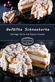 Gefullte Schneetorte Rezept Kuchen Und Torten Leckere Torten Creme Fur Torten