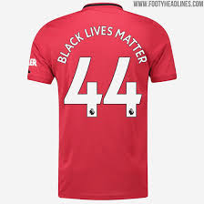 Manchester united jersey shirt #14 lingard 100% original 2018/2019 away men's m. No Blm Nhs Badges Manchester United Black Lives Matter Kit Printing Launched Proceeds To Be Donated Footy Headlines