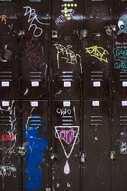 Graffiti In The Lockers College By Javier Marquez Graffiti Lockers Coffee Shop Design