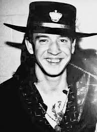 The story of Stevie's hats by Craig Hopkins: "The late Manny Gammage of  Texas Hatters made Stevie's hats. Back then the hat style was called the  Plateau, but now they just call