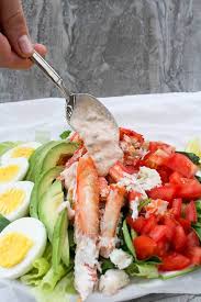 Crab Louie Salad With King Crab Recipe With Images Crab Louie Salad King Crab Recipe Crab Louie
