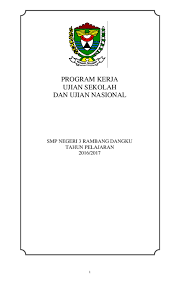 Pemberi materi adalah pembantu pembina (penegak) dan. Doc Contoh Program Kerja Un Dan Us Tahun 2016 Erlinah Erlinah Academia Edu