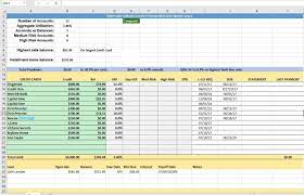 Credit Card Utilization Tracking Spreadsheet Awc Web Design