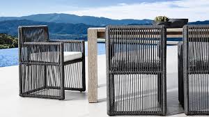 Outdoor dining chairs and barstools. Marea Collection Outdoor Seating From The Condo Brothers At Restoration Hardware Robb Report
