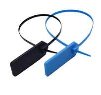 Étiquette de collier de serrage RFID en plastique à usage unique