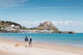 Jersey is about 10 miles (16 km) Jersey Manche Iles Express