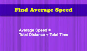 Average Speed Formula Videos Examples And Practice Questions