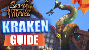 Tangling arms wrap around the body of the ship, with the head of the wrapped tentacle popping out of the water close to either. Sea Of Thieves Kraken Where To Find How To Defeat And What S The Loot Youtube