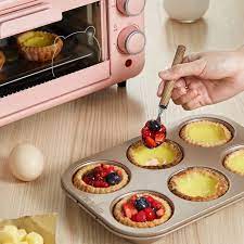 Mikser gula, telur, dan ovalet sampai putih kental. Home Cooking Mini Oven 11l Stainless Steel Electric Oven Pizza Oven Cake Toaster Kitchen Appliances Dkx D11b1 220v 800w Ovens Aliexpress