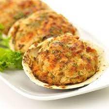 Stuffed Quahogs Recipe Recipe Clam Recipes Stuffed Quahogs Shellfish Recipes