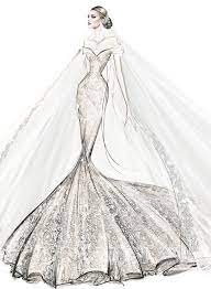 See full list on easydrawingart.com Mermaid Illustrations Wedding Dress By Yaniv Persy Wedding Dress Drawings Wedding Dress Sketches Wedding Dress Illustrations
