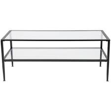 Flash Furniture Newport Collection Glass Coffee Table With Black Metal Frame 19 5 X 43 2 X 17 Coffee Table Black Glass Coffee Table Coffee Table With Storage