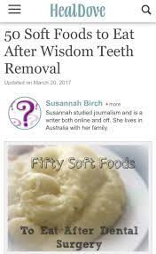 Softfoodsaftersurgeryteeth Soft Foods Wisdom Teeth Removal Food Soft Foods To Eat
