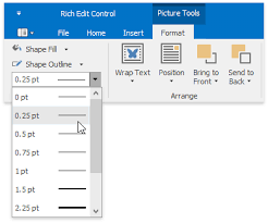 Select the text box or shape border that you want to remove. Add Change Or Delete A Border For A Picture Or Text Box Devexpress End User Documentation