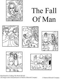 Living in a fallen world, as a sinful creature, even young children can learn. The Fall Of Man Coloring Pages Crafting The Word Of God