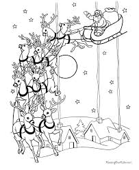 Pin Van Pamich Op Kleurplaat Kerstman En Rendieren Kerstmis Kleurplaten Kleurplaten Borduren Op Papier