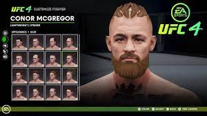 Ufc 4 characters such as tyson fury and anthony joshua must be unlocked first before they can be used in the game. Ea Ufc 4 Create A Fighter Customize Fighter Conor Mcgregor Concept Youtube