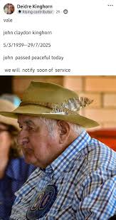 For those who knew John. He was an amazing man who gave so much of his life  to the equestrian clubs in the central west, and 1000s of riders. He  certainly was