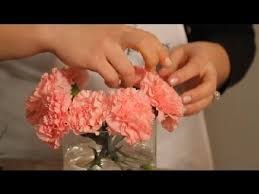 See more ideas about flower arrangements, arrangement, floral arrangements. How To Make A Carnation Vase Arrangement Flowers Centerpieces Youtube
