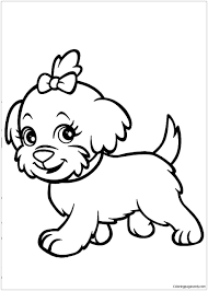 Cute puppy to print coloring pages are a fun way for kids of all ages to develop creativity focus motor skills and color recognition. New Cute Puppy Coloring Pages Puppy Coloring Pages Free Printable Coloring Pages Online